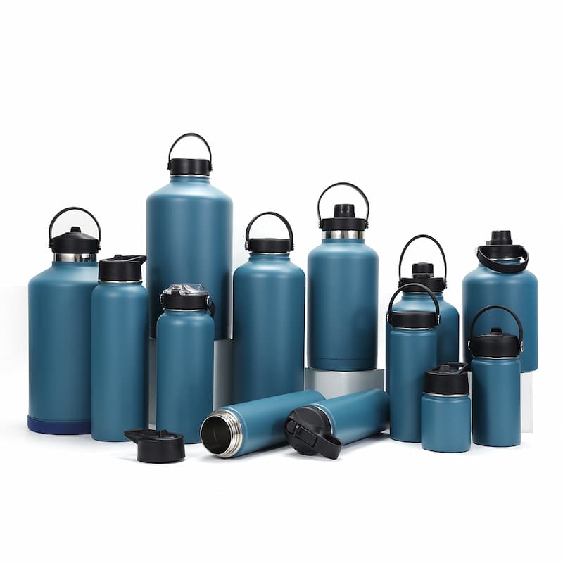 BPA-free sports water bottle with laser engraving