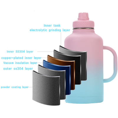 water bottle with handle